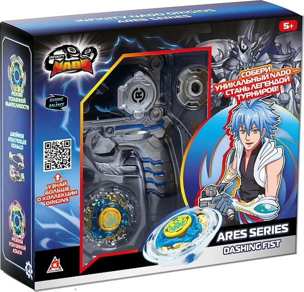 Изображение товара Игровой набор Infinity Nado Волчок Арес. Dashing Fist. Разящий удар / 68696