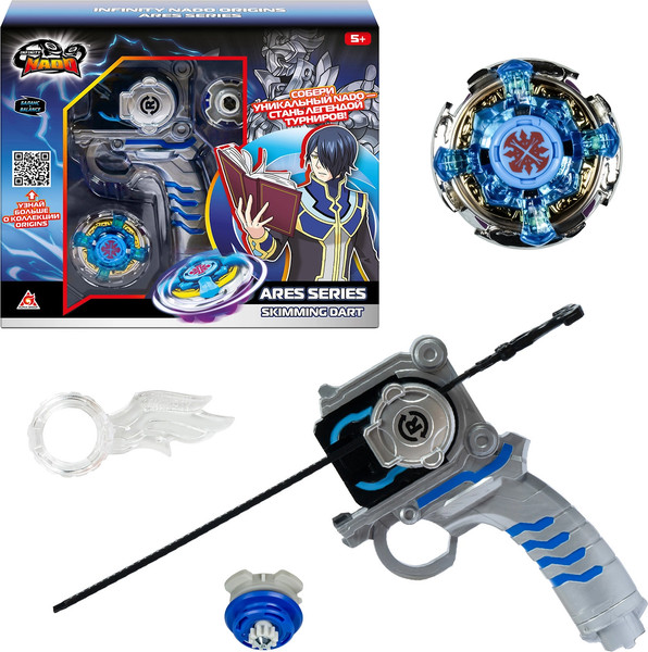 Изображение товара Игровой набор Infinity Nado Волчок Арес. Skimming Dart. Вершитель судеб / 68698
