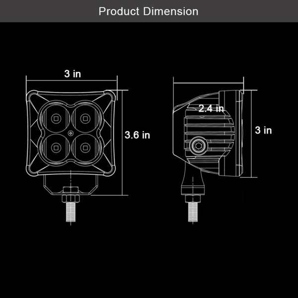 Изображение товара Фара автомобильная Aurora Light ALO-D1-30-P4E4D1