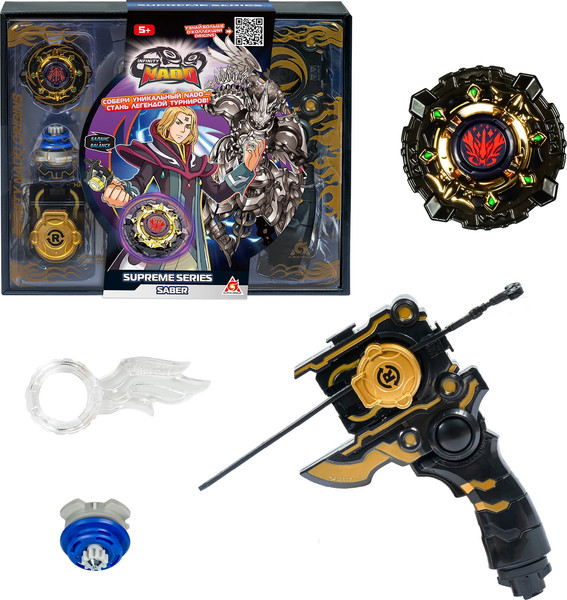 Изображение товара Игровой набор Infinity Nado Волчок Суприм. Saber. Воздушная сабля / 68705