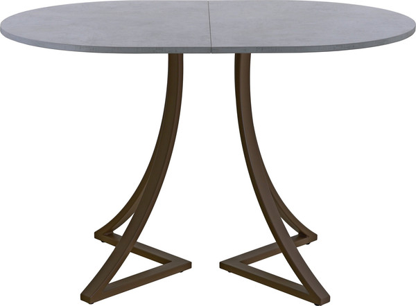 Изображение товара Обеденный стол AMC Elite Е24(1100) D3 (коричневый/бетон чикаго светло-серый)