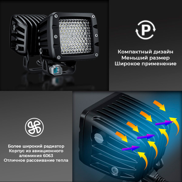 Изображение товара Фара автомобильная Aurora Light ALO-K-2-E4T