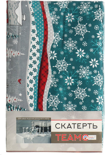 Изображение товара Скатерть Текстильный городок Нарядная сказка / ТХбК29114-5/150 (150x180, зеленый)