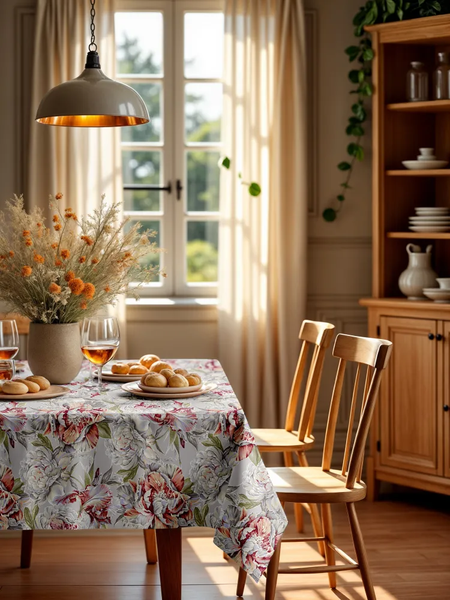 Изображение товара Скатерть Текстильный городок Душистый пион / ТХБК30200-1/150 (150x220)