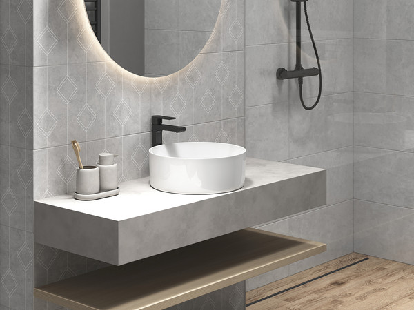 Изображение товара Плитка Cersanit Vetro серый 17385 (29.8x59.8)