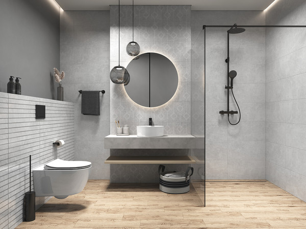 Изображение товара Плитка Cersanit Vetro серый 17385 (29.8x59.8)