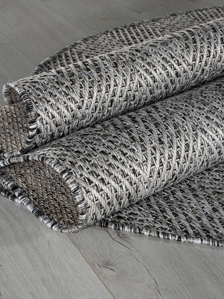 Изображение товара Циновка Merinos Kair S156-OVAL-DARK GRAY (1.2х1.7)