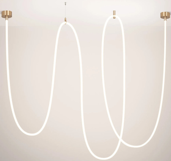 Изображение товара Потолочный светильник Arlight SP-TROPIC-SURFACE-R18-L10000-110W Day4000 GD / 043400