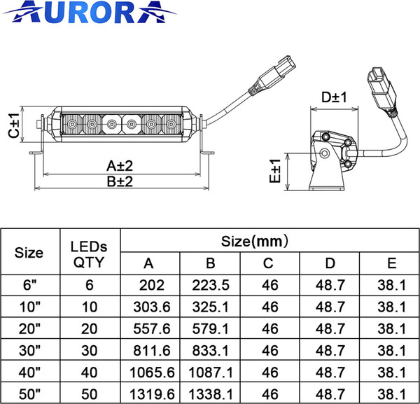 Изображение товара Фара автомобильная Aurora Light ALO-S5D1-20-H P7E7J