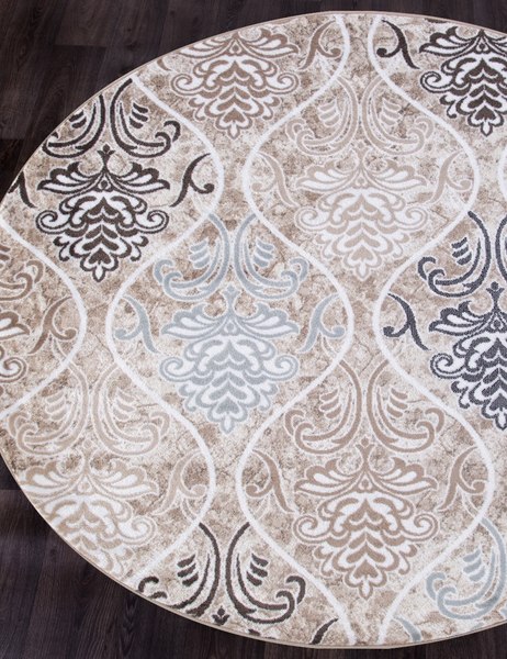 Изображение товара Коврик Merinos Valencia Deluxe d310-DAIRE-CREAM-BROWN (1.5х1.5)