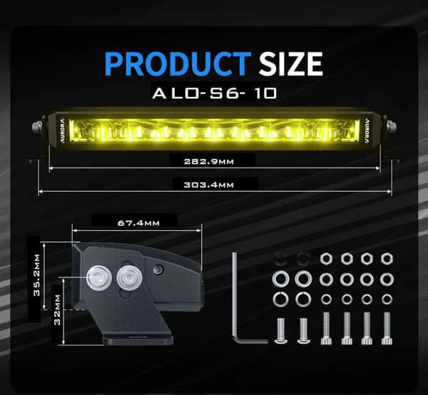 Изображение товара Фара автомобильная Aurora Light ALO-S6-10-R5H1