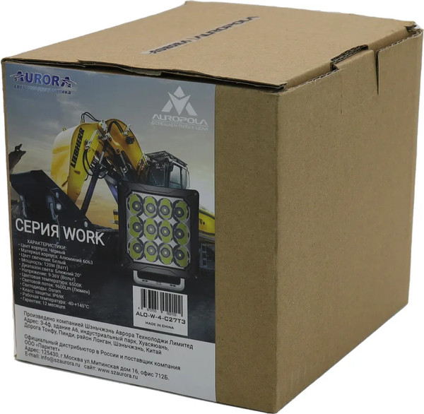 Изображение товара Фара автомобильная Aurora Light ALO-W-4-C27T3 4&quot