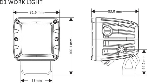 Изображение товара Фара автомобильная Aurora Light ALO-2-P4Green 2&quot