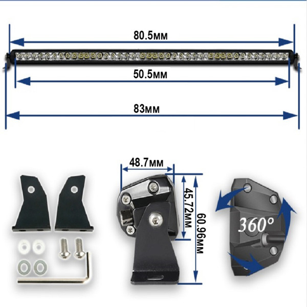 Изображение товара Фара автомобильная Aurora Light ALO-S5D1-30-H-E13J
