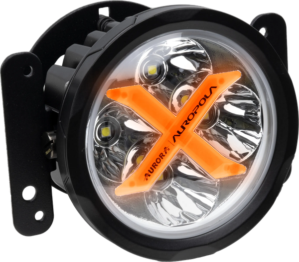 Изображение товара Комплект фар автомобильных Aurora Light ALO-E-R4T3-PA Amber 4&quot