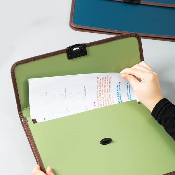 Изображение товара Папка-портфель Deli New York / 39634 (зеленый)