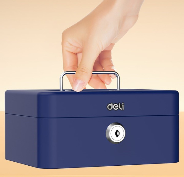 Изображение товара Кэшбокс Deli T503 (синий)