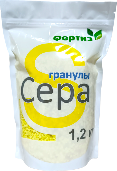Изображение товара Удобрение Фертиз Сера гранулированная / 4815629000296 (1.2кг, пакет)