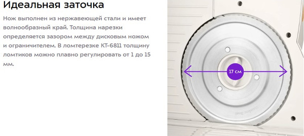 Изображение товара Ломтерезка Kitfort КТ-6811