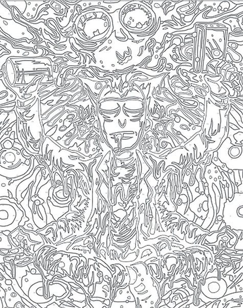 Изображение товара Картина по номерам Молли Многорукий Рик и Морти 40x50 / HR0259