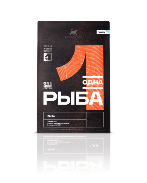 Изображение товара Сухой корм для кошек Одно Мясо Для взрослых кошек с рыбой (1.5кг)