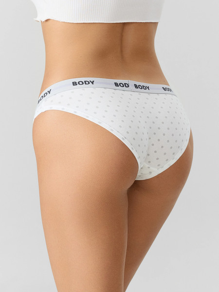 Изображение товара Комплект женских трусов Mark Formelle 412335-3 (р.98, серо-белый горох)