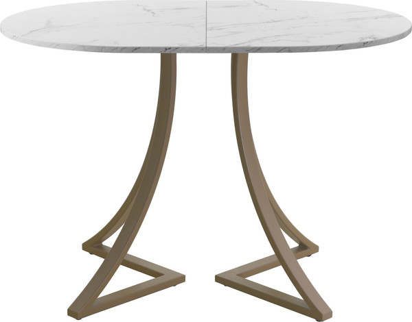 Изображение товара Обеденный стол AMC Elite / Е24(1100) D3 (капучино/мрамор кристалл)