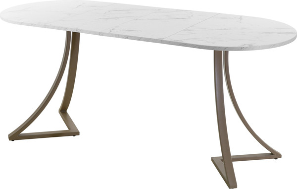 Изображение товара Обеденный стол AMC Elite / Е24(1100) D3 (капучино/мрамор кристалл)