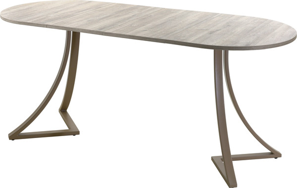 Изображение товара Обеденный стол AMC Elite / Е24(1100) D3 (капучино/дуб уайт-ривер песочно-бежевый)