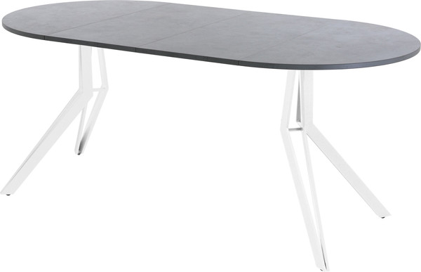 Изображение товара Обеденный стол AMC Elite / Е21(900) D1 (белый/бетон чикаго светло-серый)