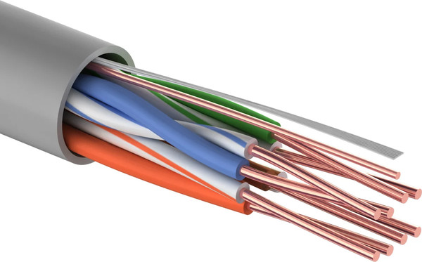 Изображение товара Кабель PROconnect U/UTP CAT 5e PVC 4PR 24AWG / 01-0052-50 (50м, серый)