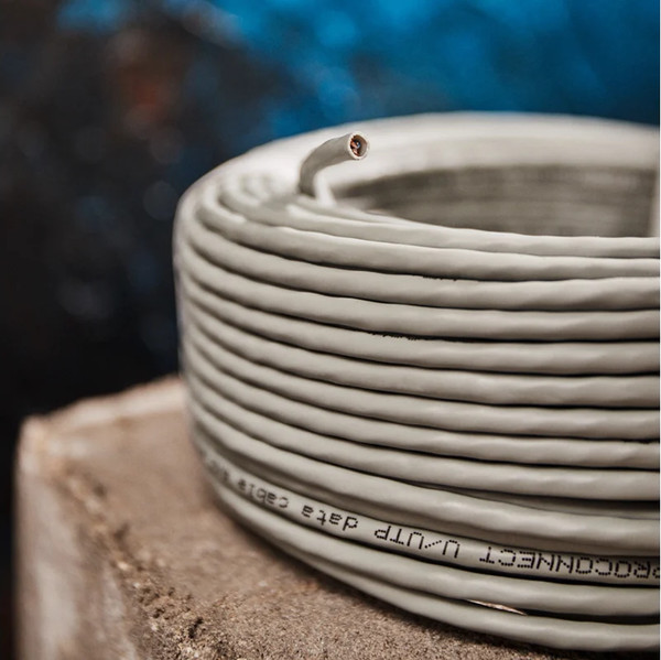 Изображение товара Кабель PROconnect U/UTP CAT 5e PVC 4PR 24AWG / 01-0052-25 (25м, серый)
