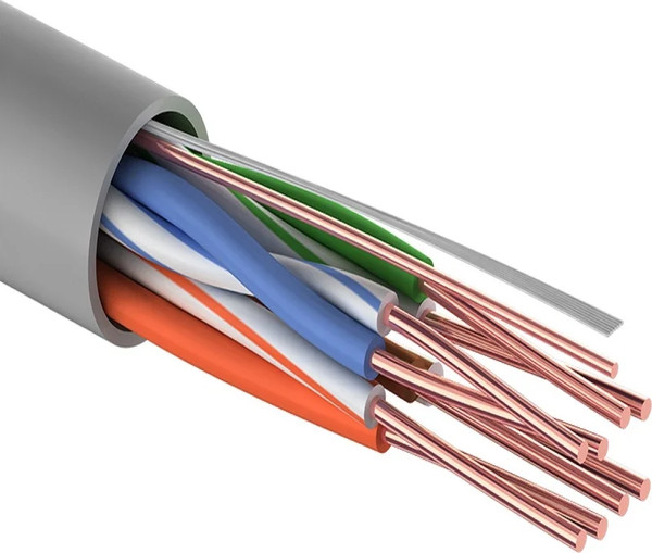 Изображение товара Кабель PROconnect U/UTP CAT 5e PVC 4PR 24AWG / 01-0052-25 (25м, серый)