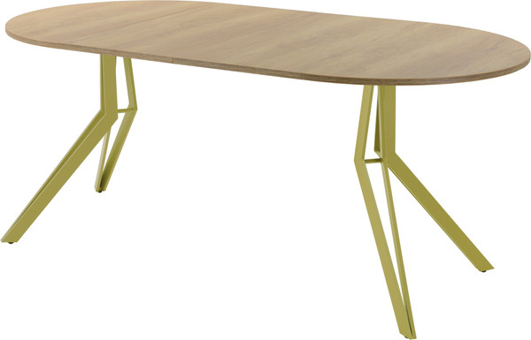 Изображение товара Обеденный стол AMC Elite / Е21(900) D1 (золото/дуб небраска натур)