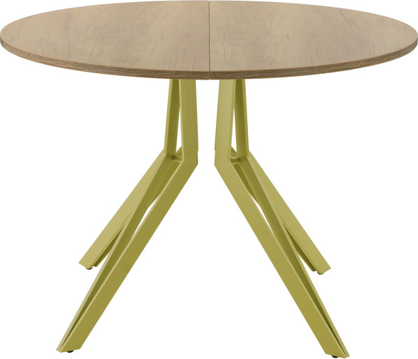 Изображение товара Обеденный стол AMC Elite / Е21(900) D1 (золото/дуб небраска натур)