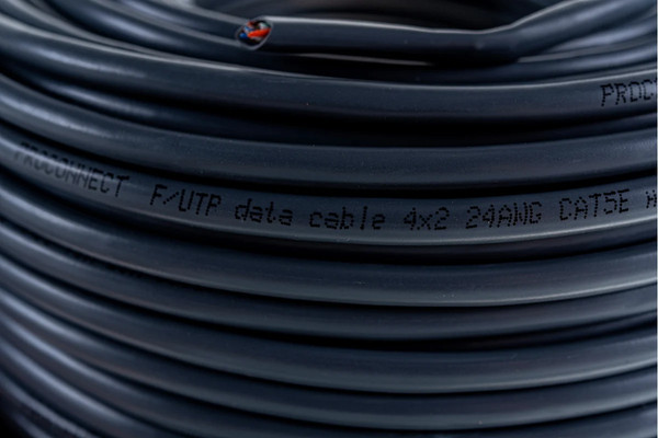 Изображение товара Кабель PROconnect F/UTP CAT 5е PVC 4PR 24AWG / 01-0152-100 (100м, серый)
