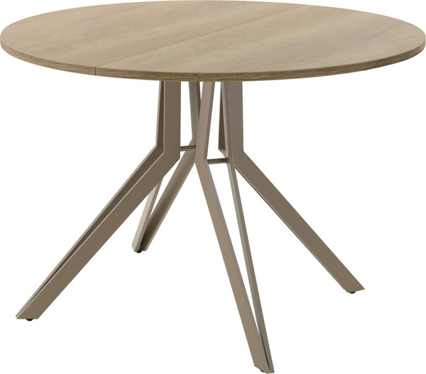 Изображение товара Обеденный стол AMC Elite / Е21(900) D1 (капучино/дуб небраска натур)