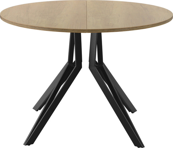 Изображение товара Обеденный стол AMC Elite / Е21(800) D1 (черный/дуб небраска натур)