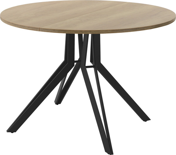 Изображение товара Обеденный стол AMC Elite / Е21(800) D1 (черный/дуб небраска натур)