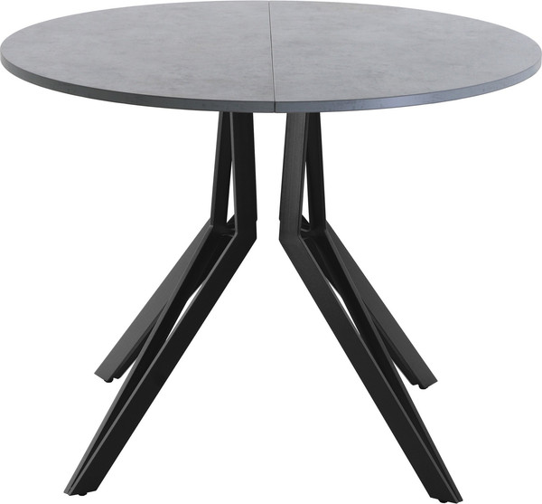 Изображение товара Обеденный стол AMC Elite / Е21(800) D1 (черный/бетон чикаго светло-серый)