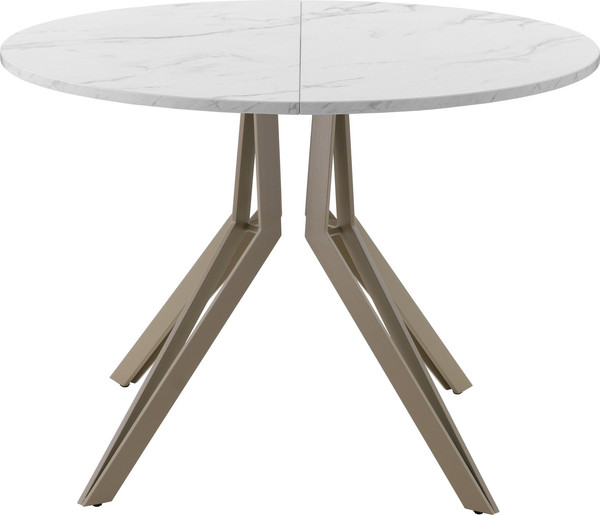 Изображение товара Обеденный стол AMC Elite / Е21(800) D1 (капучино/мрамор кристалл)