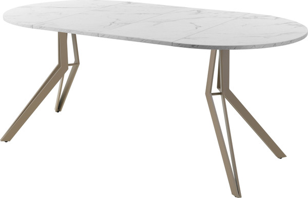 Изображение товара Обеденный стол AMC Elite / Е21(800) D1 (капучино/мрамор кристалл)