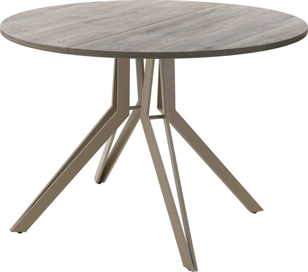 Изображение товара Обеденный стол AMC Elite / Е21(800) D1 (капучино/дуб уайт-ривер песочно-бежевый)