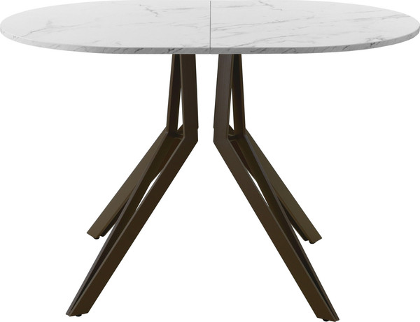 Изображение товара Обеденный стол AMC Elite / Е21(1200) D3 (коричневый/мрамор кристалл)