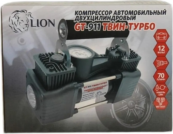 Изображение товара Автомобильный компрессор LION GT-911