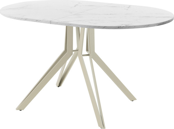 Изображение товара Обеденный стол AMC Elite / Е21(1200) D3 (бежевый/мрамор кристалл)
