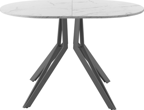 Изображение товара Обеденный стол AMC Elite / Е21(1200) D3 (графит/мрамор кристалл)