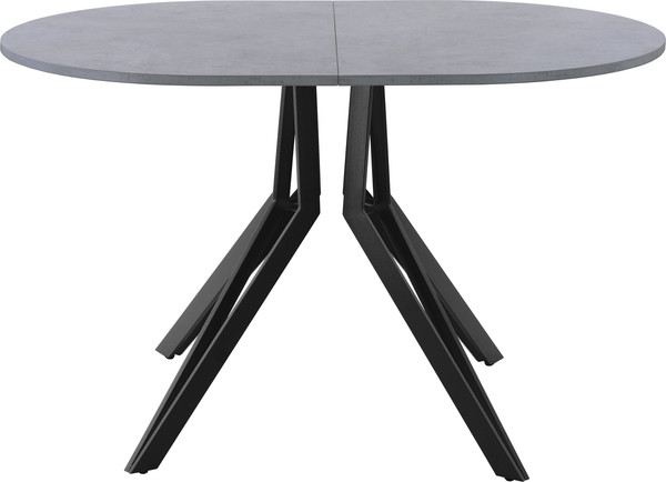 Изображение товара Обеденный стол AMC Elite / Е21(1100) D3 (черный/бетон чикаго светло-серый)