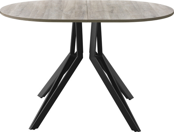 Изображение товара Обеденный стол AMC Elite / Е21(1100) D3 (черный/дуб уайт-ривер песочно-бежевый)