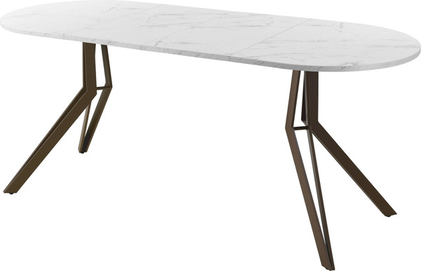 Изображение товара Обеденный стол AMC Elite / Е21(1100) D3 (коричневый/мрамор кристалл)